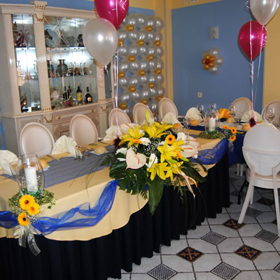 Sal�n decorado para eventos y bodas