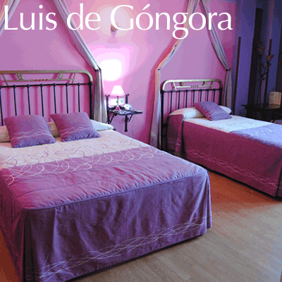 Reservar habitaci�n triple con cama de matrimonio dedicada a G�ngora
