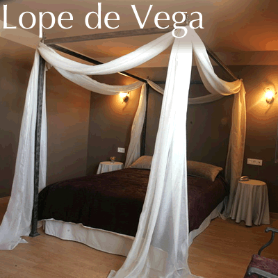 Reservar habitaci�n doble con cama de matrimonio dedicada a Lope de Vega