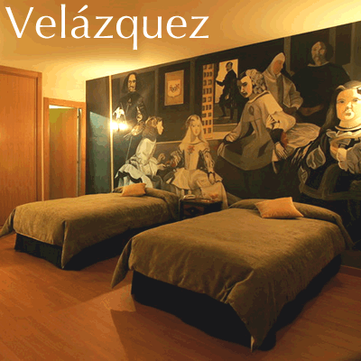 Reservar habitaci�n cu�druple dedicada a Vel�zquez
