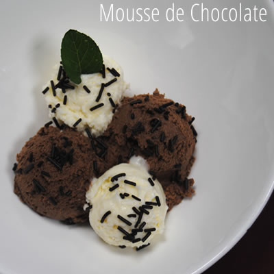 Mousse de chocolate segun Siglo de Oro Rural