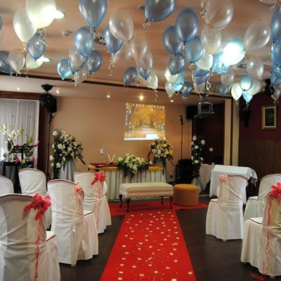 Sal�n decorado para bodas o eventos de empresa